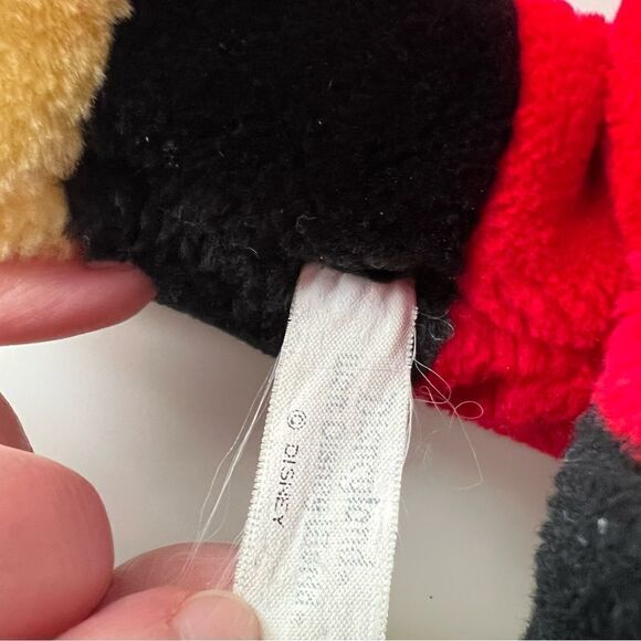 Vintage Disney Mickey Mouse Plush with tail seated 16 inches - Picture 8 of 8